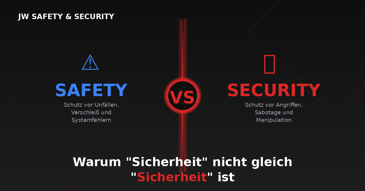 Du betrachtest gerade Warum „Sicherheit“ nicht gleich „Sicherheit“ ist (und warum diese Verwechslung Sie Kopf und Kragen kosten kann)