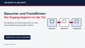 Mehr über den Artikel erfahren Besucher und Fremdfirmen im Objekt: Der Zugang beginnt vor der Tür